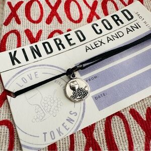 Alexa & Ani Wine Lover Adjustable Cord Bracelet 🍷 (with gift satchel)